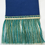 knotted tartan fringe